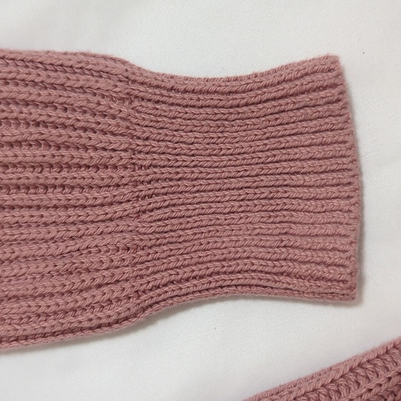 Madewell Nolan Ribbed Pocket Sweater Cardigan, Color Dried Petal Pink Size XXS - Picture 8 of 15